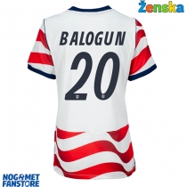 Sjedinjene Države Folarin Balogun #20 Domaci Dres za Ženska SP 2026 Kratak Rukav